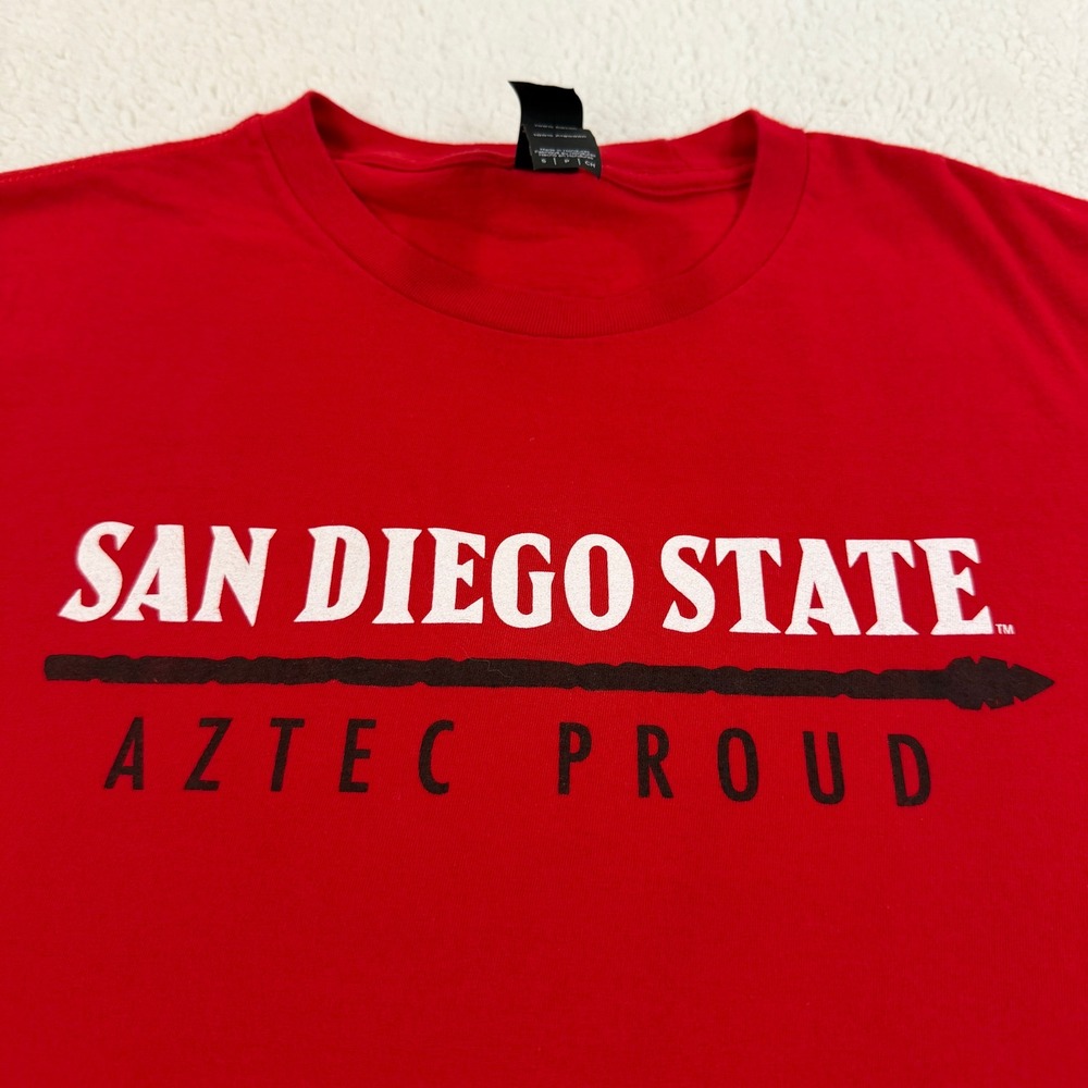 San Diego State Aztec T-Shirt Women Small Excellent